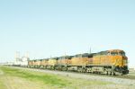 BNSF 5519 heading up 7 more units 